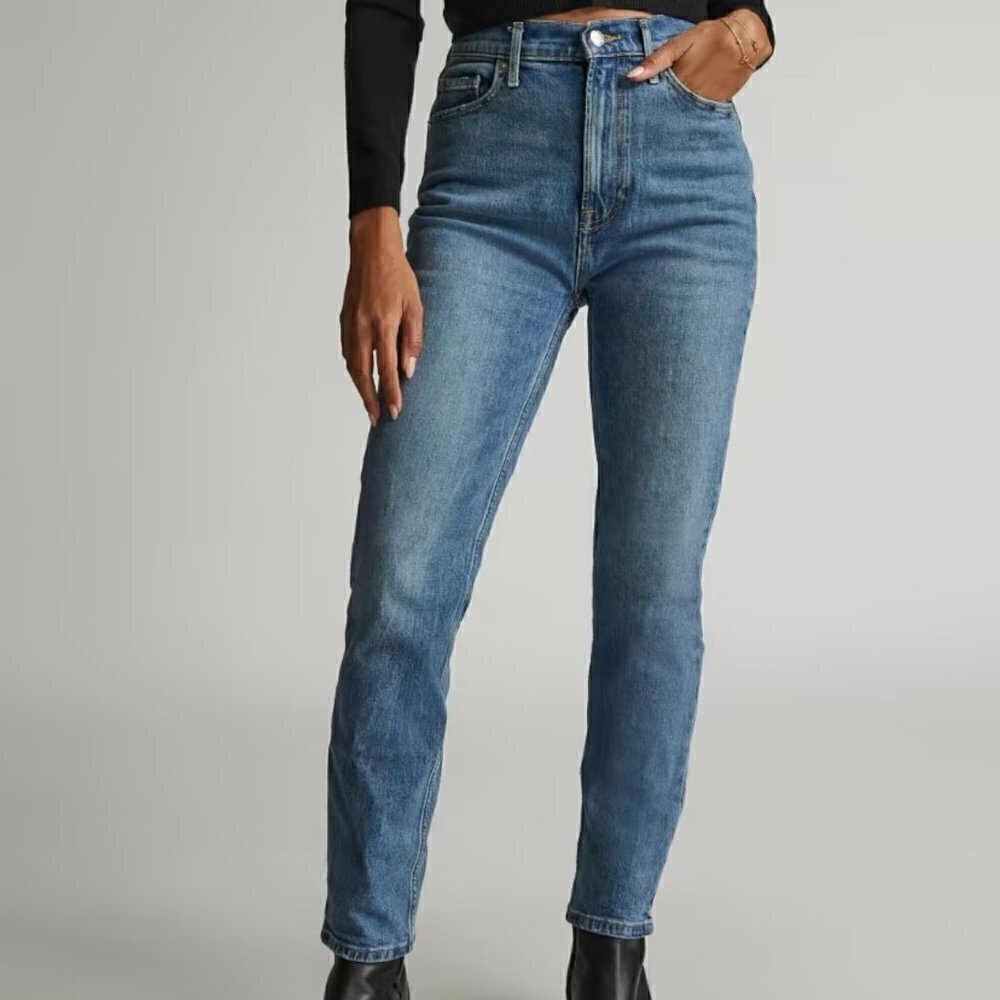 NEW Everlane Blue The Original Cheeky Jean - 29